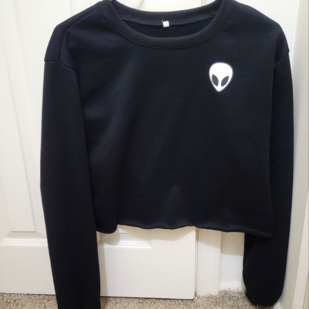 Croptop with raw edge